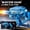 A002- Blue, variant on Electric Water Automatic Space Drum Edition Electric Water, Water Blasters for Full Auto Continuous Fire, for Backyard Pool Outdoor Water Fighting, Check Out This High