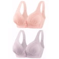 thumbnail image 3 of Darzheoy 2Pack Bras for Women Wire-Free Casual Solid Color Bras Vest Bra Adjustment Yoga Sports Bra XXXL, 3 of 4