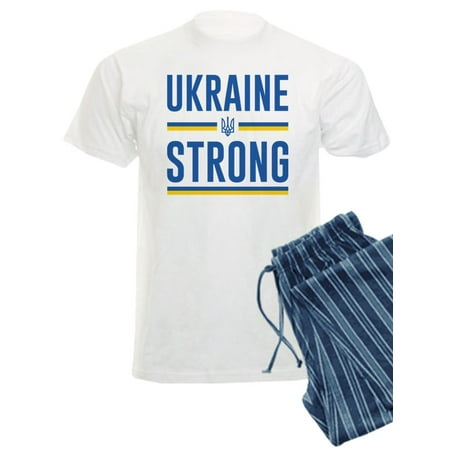 

CafePress - Ukraine Strong - Men s Light Pajamas