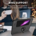 thumbnail image 4 of Samsung Galaxy Fold Case 2019(NOT for Z Fold 2 2020/Z Fold 3 2021), Allytech Slim PC Protective Case with 360 Degrees Ring Holder Kickstand Anti-Scratch Hard Folio Cover for Galaxy Fold(2019), Black, 4 of 9