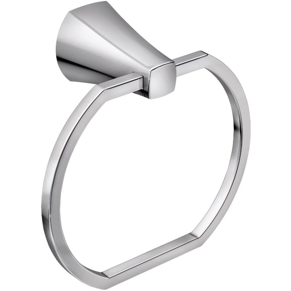 Moen Towel Ring Lindor - Wall Mount, Chrome, Bathroom Hand Towel Holder