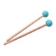 thumbnail image 4 of 2x Mazos de Madera Mazo de Tambor Palo Mango de Madera Accesorios Escenario Actuación Azul, 4 of 9