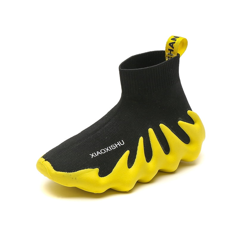 YAVY Kids Sock Sneakers for Boys and Girls Tennis Sock Shoes Lightweight Runn.