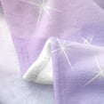 thumbnail image 4 of Erosebridal Girly Stars Flannel Blanket 50x60, Blue Sky Cloud Sherpa Throw, 4 of 7