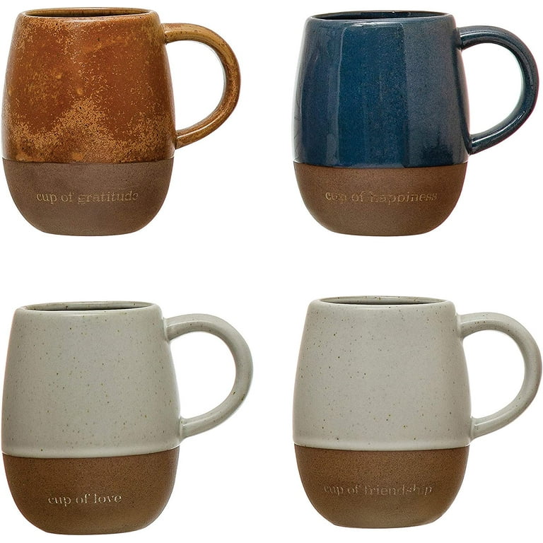 Coffee Mug Upscale Walnut Handle Exquisite Gift Box Set Ceramic