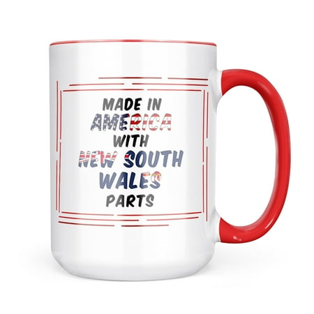 

Neonblond Made in America with Parts from New South Wales Mug gift for Coffee Tea lovers