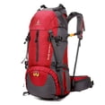 thumbnail image 1 of Paquete al aire libre Irfora Mochila de senderismo 60L Resistente al agua Deporte al aire libre Trekking Mountaineering Mochila de viaje con compartimento para zapatos para hombres y mujeres Irfora Paquete al aire libre, 1 of 2