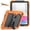 Orange, variant on Dteck for iPad 10th Generation Case 10.9 inch 2022 A2696 A2757 A2777 with PET Screen Protector, Military Grade Heavy Duty Silicone Protective Cover with Shoulder Strap Kickstand Cover, Orange