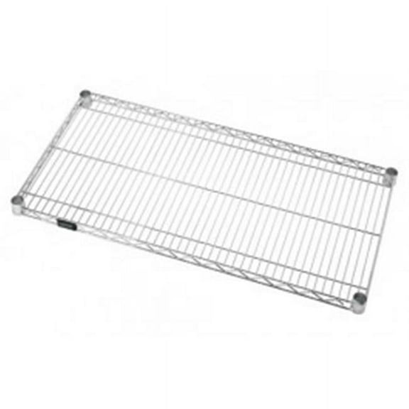 Quantum Storage 1236S Wire Shelf, Stainless - 12 x 36 in.