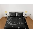 thumbnail image 2 of Minimalista Luna Estrellas Galaxia Funda Nórdica Colcha, Ropa de Cama de Dormitorio &, 2 of 4