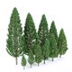 thumbnail image 5 of Modelo 22 unids Mini modelos de escala de árboles de plástico verde arquitectónico jardín decoración árbol juguetes tren ferrocarril paisaje paisaje diseño Eccomum Modelo, 5 of 7