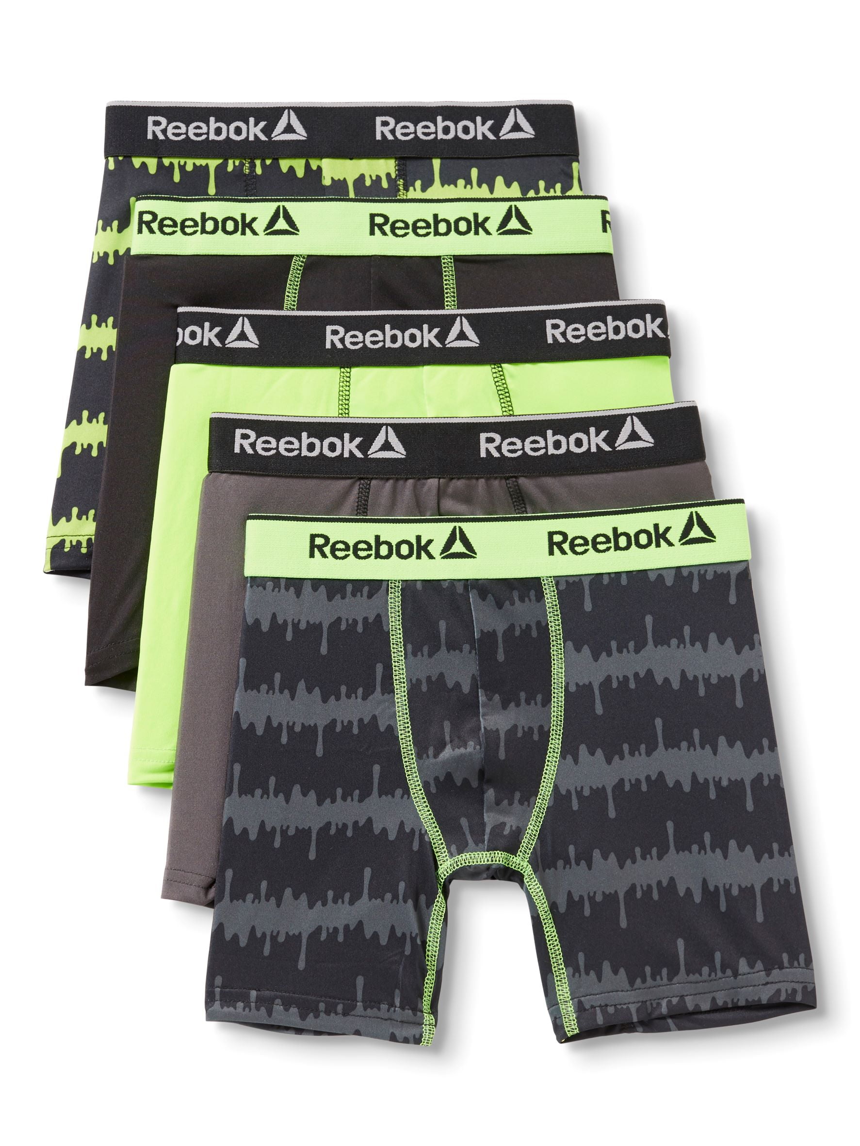 Performance Boxer Briefs Reebok Boys’ Underwear 4 Pack 