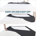 thumbnail image 4 of Moonsea Box Spring Cover Queen Size, Elastic Fabric Wrap Around 4 Sides Bed Skirt, Black, 4 of 7