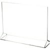Plymor Clear Acrylic Sign Display / Literature Holder (Top-Load), 9" W x 6" H (12 Pack)
