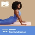thumbnail image 6 of Popsugar 6mm PVC Printed Oval-Stripe Pink Rose Yoga Mat, 24x68 Inch, 6 of 7