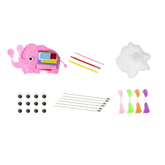 DIY Doll Sewing Kit for Kids Beginners Stuffed Animal Craft Material Package Educational Art Toy Project