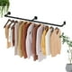 thumbnail image 1 of Bee Vibes Estante Perchero de Ropa 184 cm - Barra Industrial Desmontable, Kit Instalación Incluido, Ahorra Espacio y multifuncional, perfecto para colgar ropa en el balcón, baño o dormitorio, 1 of 1