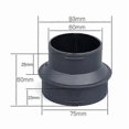 thumbnail image 2 of 60mm-75mm Parking Heater Ducting Reducer Connector Air Heater Duct Pipe Reducer Adapter Converter for, 2 of 5