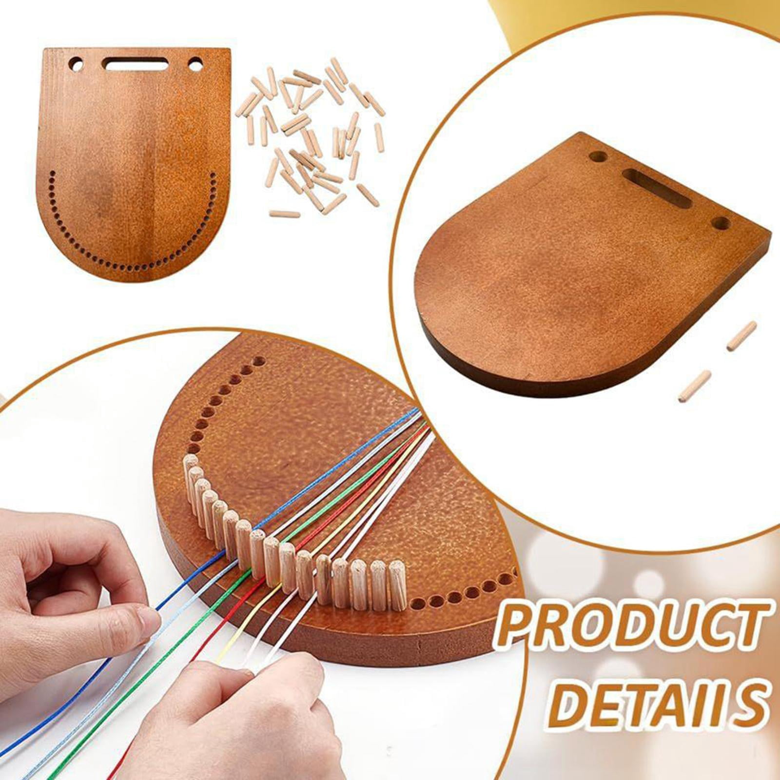 Milageto Wood Bracelet Maker Bracelet Making Kit Wristband Maker Braiding Tool for Bangle
