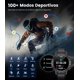 thumbnail image 5 of ESFOE Militar Reloj Inteligente Hombre(2 Correas),1.39" HD Smartwatch Hombre con Llamadas Bluetooth,100+ Modos Deporte Pulsómetro Presión Arterial,SpO2,Monito de Sueño,IP68 Podómetro per Android iOS, 5 of 5