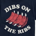 thumbnail image 3 of Instant Message - Dibs On The Ribs - Men's Short Sleeve Graphic T-Shirt, 3 of 6