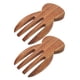 thumbnail image 3 of Juego de pinzas de madera para ensalada (2 unidades): Pinzas, cuchara y tenedor para servir ensalada, ideales para mezclar, revolver y cocinar. Utensilios de cocina de madera., 3 of 7