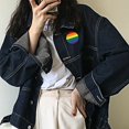 thumbnail image 2 of Lubelski Badge Sharp Pin Anti-Scratch Rust-proof Colorfast Collective Decoration LGBT Rainbow Flag Badge Souvenir Party Favor, 2 of 8
