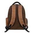 thumbnail image 2 of Pzuqiu Brown Soccer Schoolbag for Girls 17 Inch Kids Backpacks Large Capacity Shoulder Bookbag with Adjustable Padded Straps Breathable Travel Ruckpack Casual 10-12 Years, 2 of 7