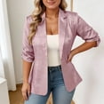 thumbnail image 2 of Stylish Casual Solid Color Jacket For Work Business Attire And Daily Outfits, 2 of 5