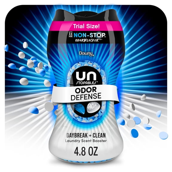 Downy Unstopables Fusions Odor Defense In-Wash Laundry Scent Booster Beads, Daybreak & Clean Scent, 4.8 oz