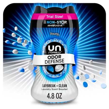 Downy Unstopables Fusions Odor Defense In-Wash Laundry Scent Booster Beads, Daybreak & Clean Scent, 4.8 oz