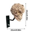 thumbnail image 2 of Motorcycle Holder Wall Mount Rack Resin Crafts Multipurpose Storage For Coats Caps And Sports Gear, 2 of 8