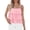 Pink, variant on FreshPretty Spaghetti Strap Ruffle Babydoll Peplum Tank Tops for Women Summer Cute Flowy Beach Vacation Cruise Outfits