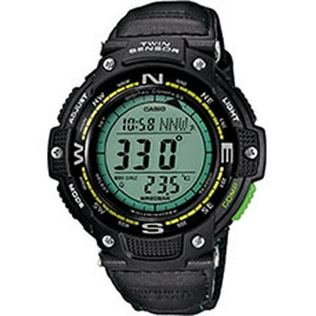 Casio Mens Twin Sensor Digital Compass Thermometer Nylon Strap Watch | Walmart Canada