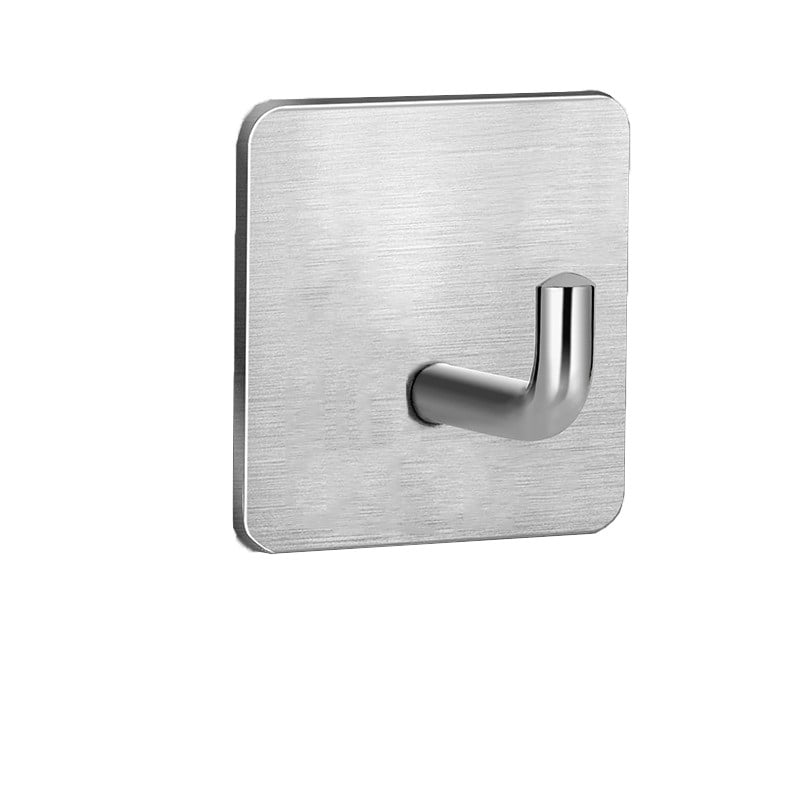 5 Pack Self Adhesive Hooks,Glass Wall Hooks Heavy Duty 22 lbs Seamless