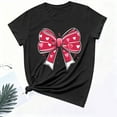 thumbnail image 4 of JSKUMAR Women's Valentines T-Shirt Cute Love Heart Graphic Tees Casual Short Sleeve Crew Neck Pullover Trendy Tops (Black-16,2XL), 4 of 6