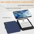 thumbnail image 5 of Fintie Slim Case for 6" All-New Kindle (11th Generation-2024/2022 Release) - Lightweight Premium PU Leather Case with Auto Sleep&Wake, Ocean Marble, 5 of 7