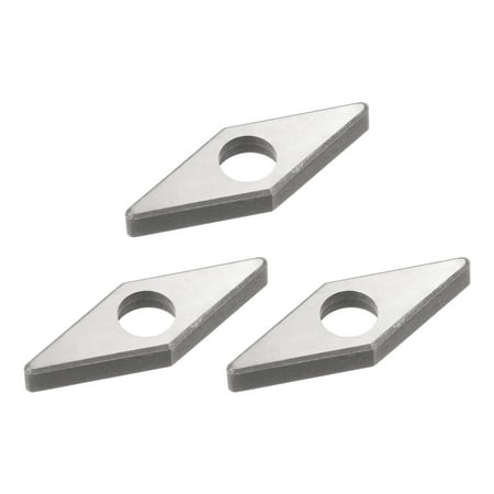 

Uxcell 19/32 x1/8 Carbide Turning Insert Seats Shim Square MSV-322 for Indexable Tool Holder 3Pack