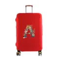 thumbnail image 3 of Luggage Dust Cover Pull-rod Case Protector Reusable for Washable 18-32inch Floral Letter Printed Pattern Travel Accessories 8floral letter F XL, 3 of 6