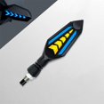 thumbnail image 4 of 2 piezas de luces LED de señal de giro para motocicleta, accesorios generales, luces intermitentes de modo de flujo, herramientas indicadoras, piezas - Azul Sunnimix Señales de giro, 4 of 7