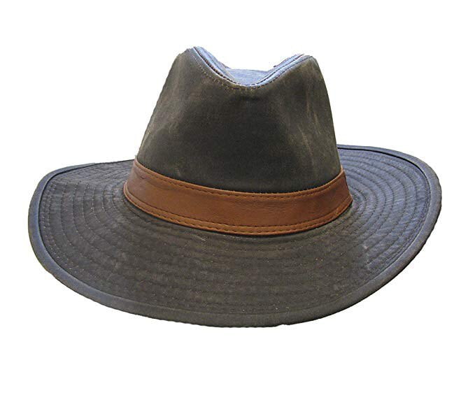 Faux Leather Safari Hat - Walmart 