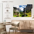 thumbnail image 5 of Elephant Stock Scenic Lauterbrunnen Wall Art - Horizontal Multi Panel Canvas - Living Room Wall Decor - Nature Multi Panel - Gray And Green Decor - 38" x 24", 5 of 8