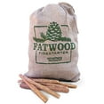 thumbnail image 3 of Betterwood Products Fatwood Firestarter 10 Pound Burlap Bag (2 Pack), 3 of 4