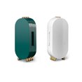 thumbnail image 4 of ZheElen Jewelry Box Lightweight Screen Shape Sturdy Fadeproof Storage Boxes Hooks Foldable Holder Accessory Cosmetics Jewelry Green White, 4 of 6