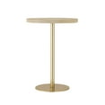 thumbnail image 3 of TOV Furniture Fiona Marble Gold Side Table, 3 of 6