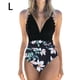 thumbnail image 2 of Wosthever Traje de baño de mujer Traje de baño acolchado Traje de baño de vacaciones Negro + Flor negra L Type2 NO2 Wosthever OD021064-13, 2 of 6