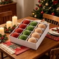 thumbnail image 5 of Dmlowu 12Pcs Christmas Ball Ornaments, Shatterproof Colorful Hanging Christmas Ornaments for Xmas Tree, Christmas Decorations for Indoor Outdoor Wedding Party, 5 of 7