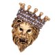 thumbnail image 2 of Broche de cabeza Zulema con insignia de corona oro, 2 of 8