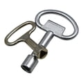 thumbnail image 4 of Eigraketly Válvula de agua del grifo de 2 piezas, llave Triangular, llave de Control eléctrico, cerradura de armario, elevador, Metro, trenes, llave Artesanía L Eigraketly GJ4107-01, 4 of 6