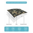 thumbnail image 5 of Quilts Full Size, Branches Green Leaves Soft Comforter Bedding Set for Bed, Vintage Botanical Forest Lightweight Quilted Bedspread with Pillow Cover(2 Pieces) for All Season, 78x90 Inch, 5 of 6
